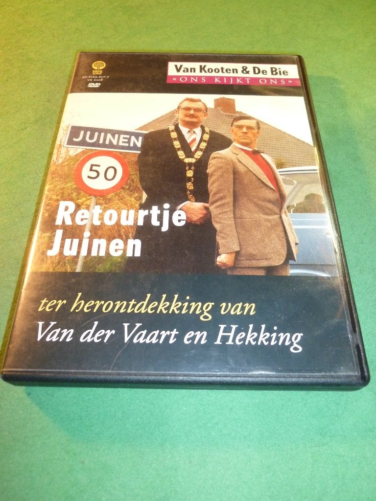 Van Kooten & De Bie Retourtje Juinen dvd VPRO, Alle leeftijden, Verzenden, Zo goed als nieuw, Tv-programma of Sketches