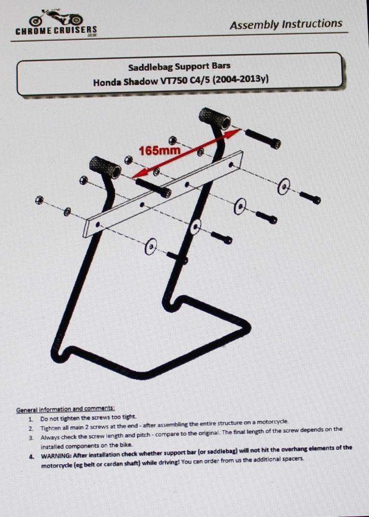 Gevraagd Honda VT750 Shadow tassen steunen, Ophalen of Verzenden, Gebruikt