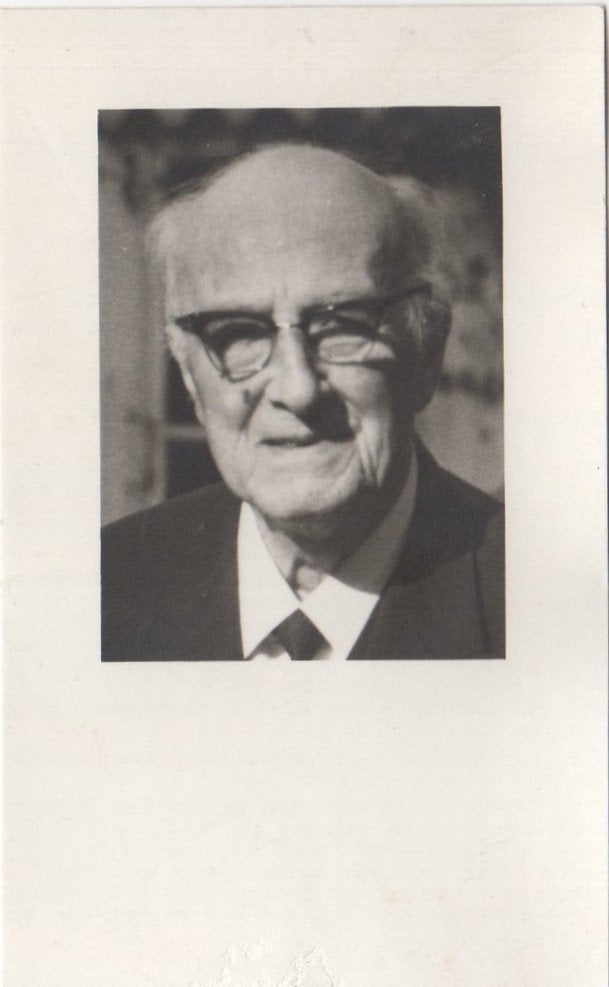 Alphons M.C. Asselbergs 1874 - 1972 Bergen op Zoom, 98 jaar, Verzenden