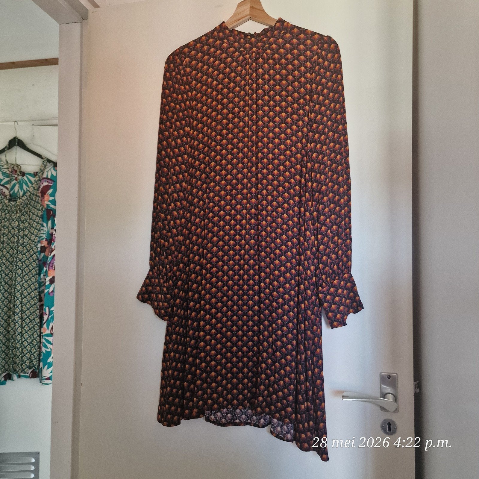 King Louie jurkje maat 38, z.g.a.n., Kleding | Dames, Zwart, Zo goed als nieuw, Boven de knie, Ophalen