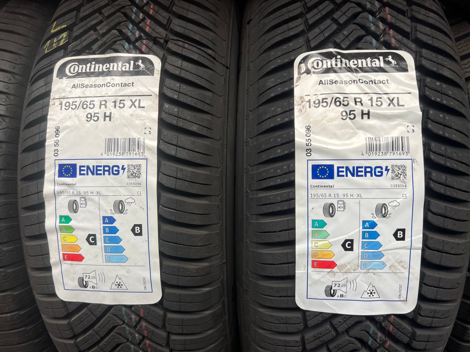 Continental AllSeasonsContact(Nieuwe)195/65/15(95H), Ophalen, 15 inch, Nieuw, All Season