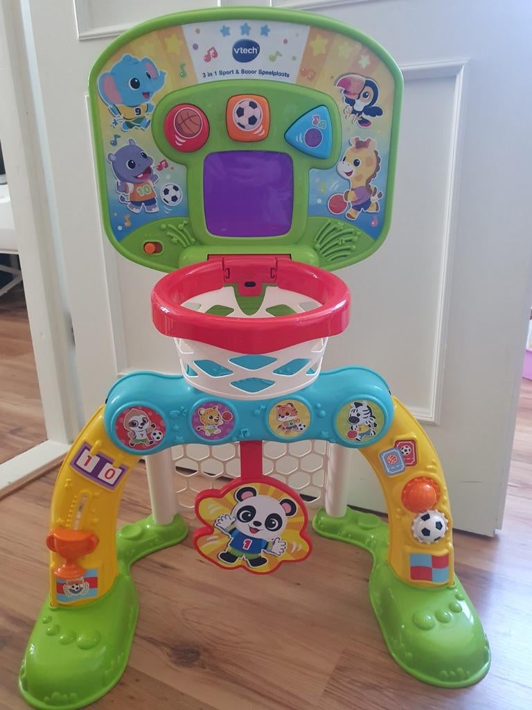 VTech 3-in-1 Sport & Scoor Speelplaats - Basketbal & Voetbal, Ophalen