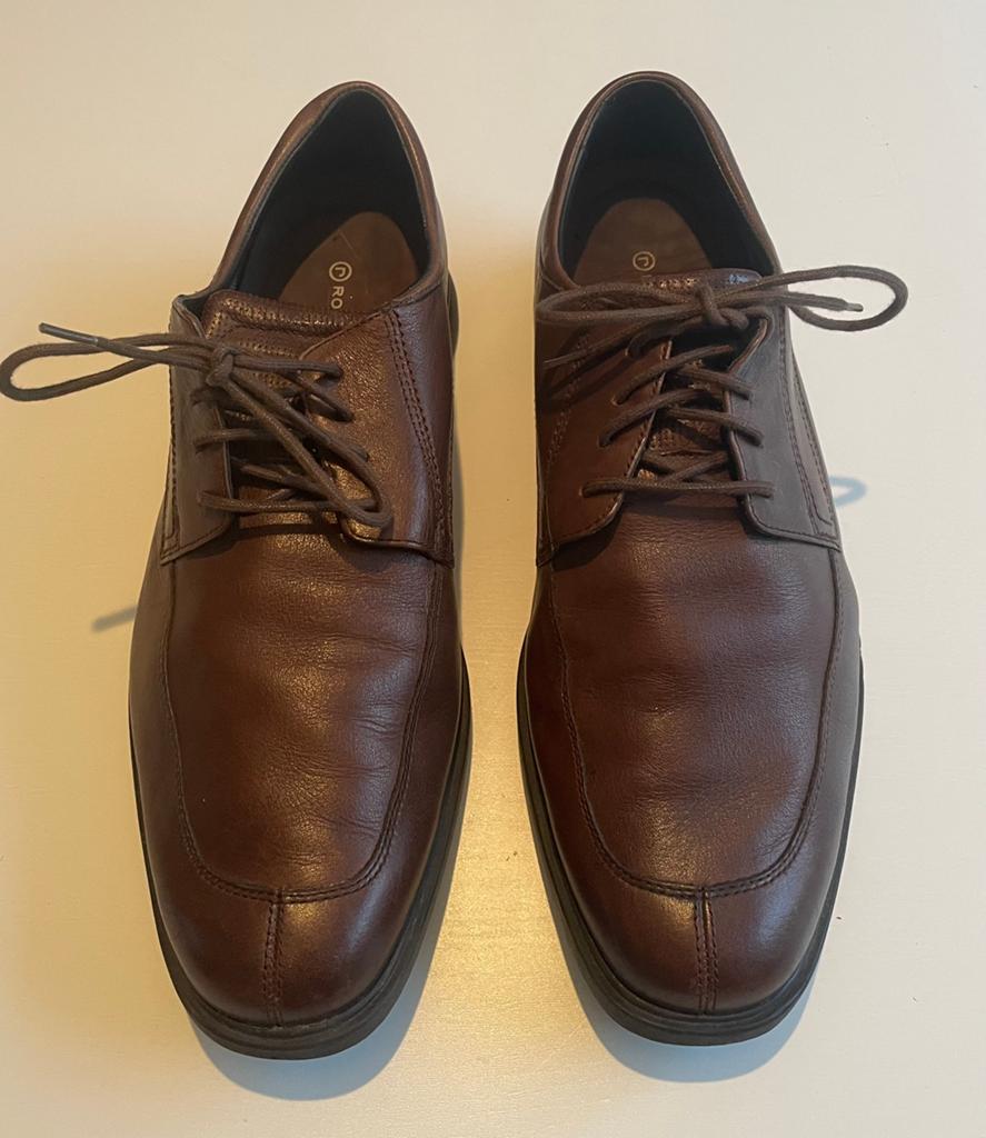 Rockport Veter Herenschoenen Bruin Maat 44 (US 10W), Kleding | Heren, Schoenen, Ophalen of Verzenden, Zo goed als nieuw, Bruin