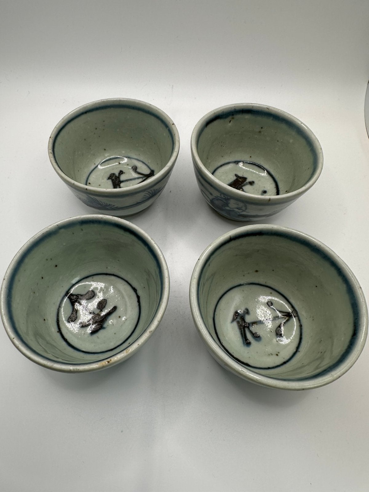 Chinese Chinees antieke kopjes, Antiek en Kunst, Antiek | Porselein, Ophalen of Verzenden