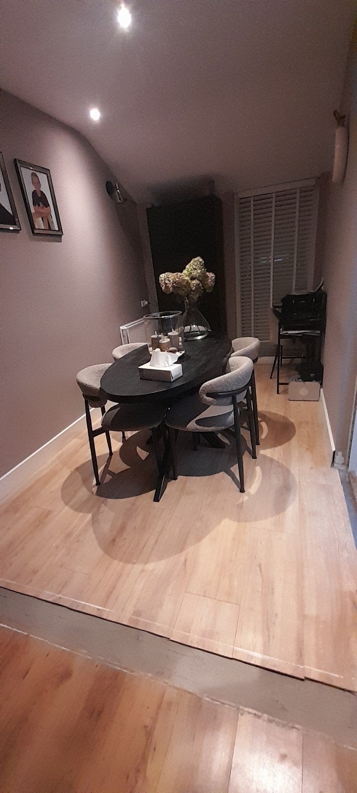 Gratis laminaat 6 m² lichte vloer met bredere planken, Ophalen, Gebruikt, 5 tot 10 m², 10 tot 30 cm