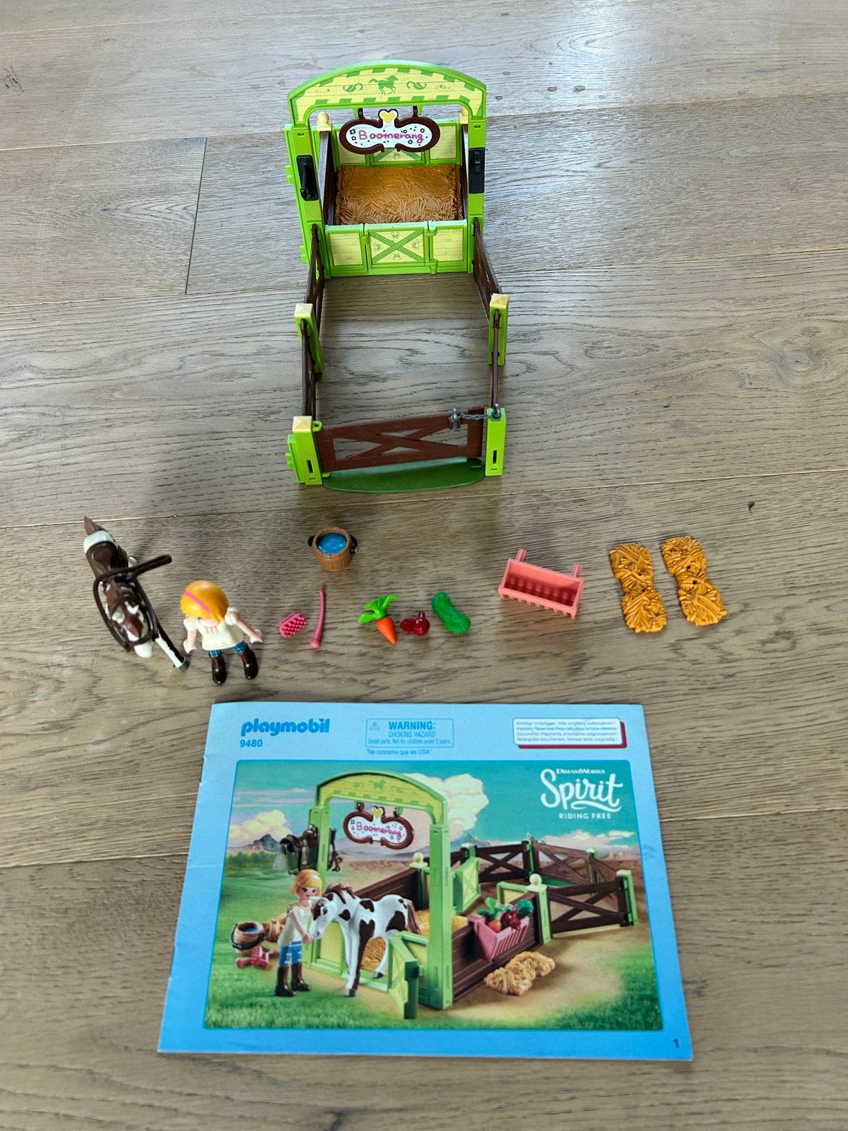 Playmobil spirit 9480 abigail en boomerang, Ophalen of Verzenden, Zo goed als nieuw