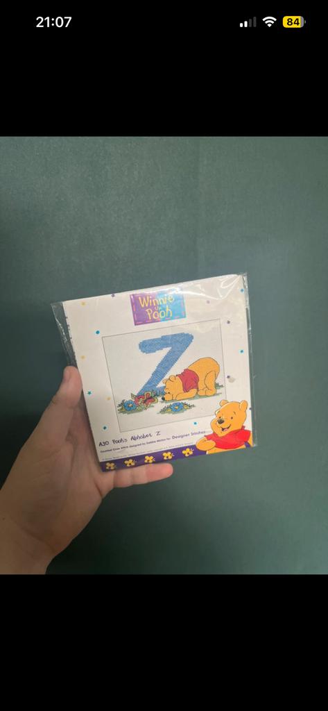 NIEUW Compleet borduurpakket Winnie the Pooh, Hobby en Vrije tijd, Borduren en Borduurmachines, Ophalen of Verzenden, Nieuw, Handborduren