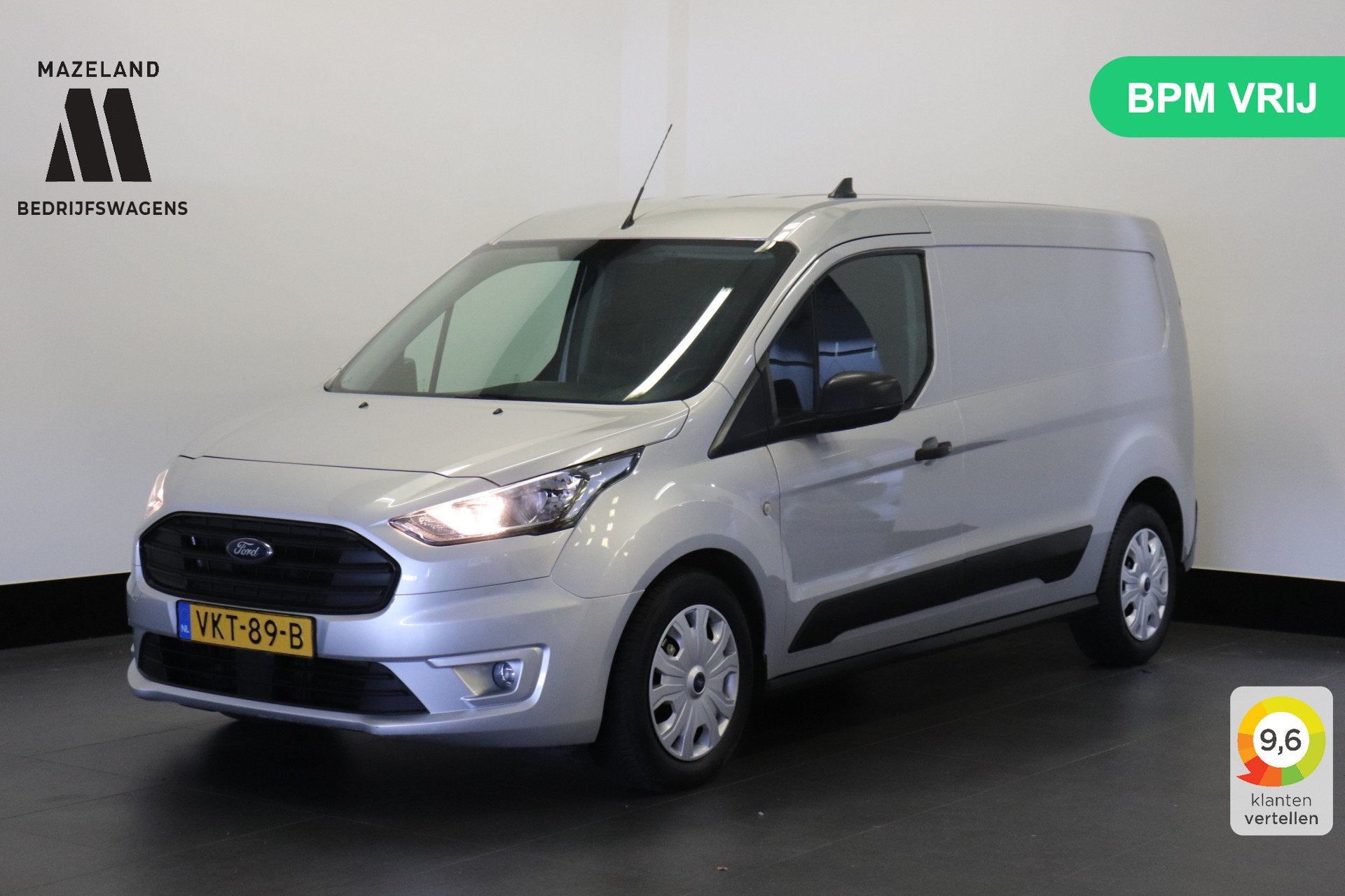Ford Transit Connect 1.5 EcoBlue 100PK L2 EURO 6 - Airco - C, Voorwielaandrijving, Gebruikt, 4 cilinders, 23 km/l