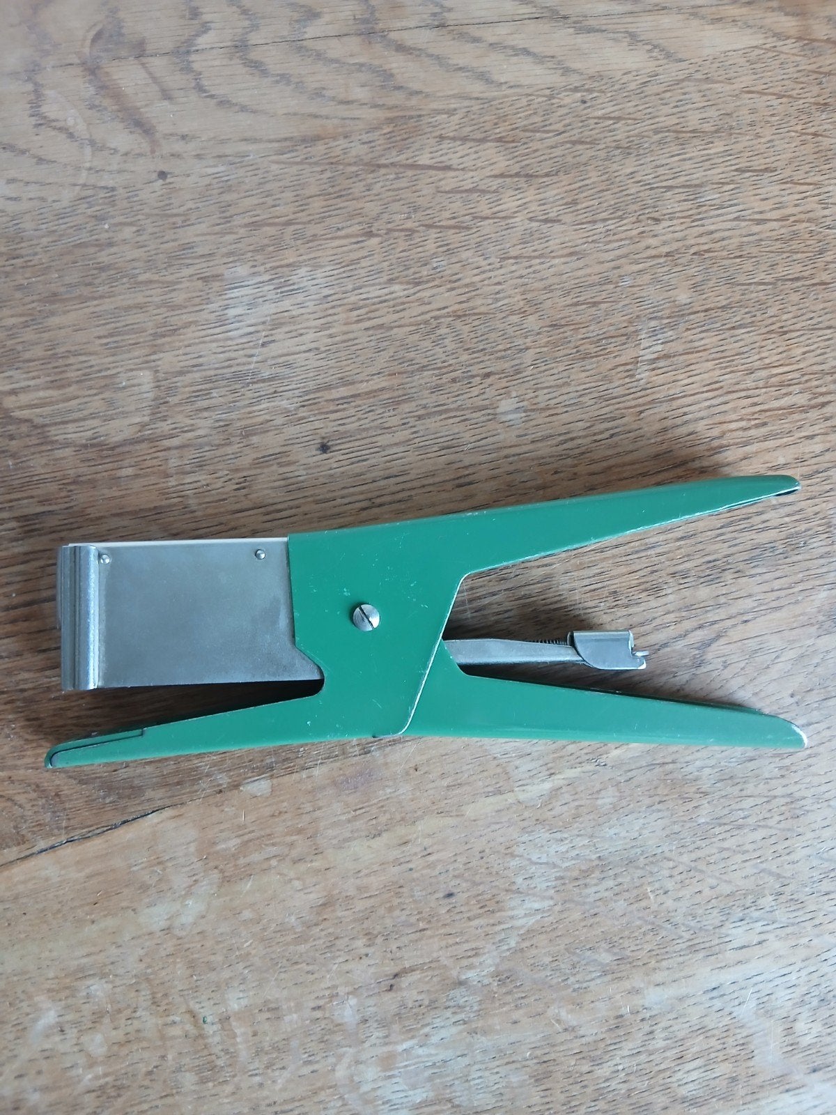 Vintage Parva Ro-Ma 65 nietmachine - Groen, Ophalen of Verzenden, Gebruikt
