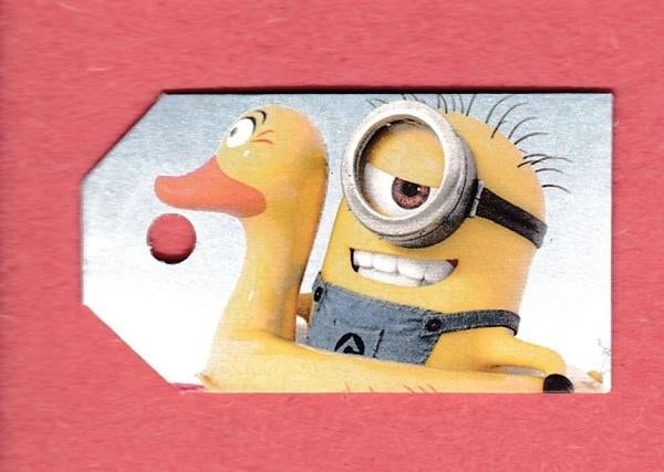 9622) minions labeltjes, Ophalen of Verzenden, Zo goed als nieuw, Foto of Kaart