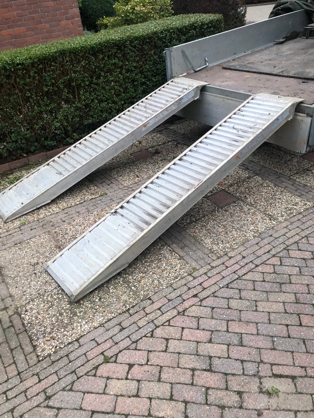Oprijplaten aluminium 2800 kg, Ophalen of Verzenden