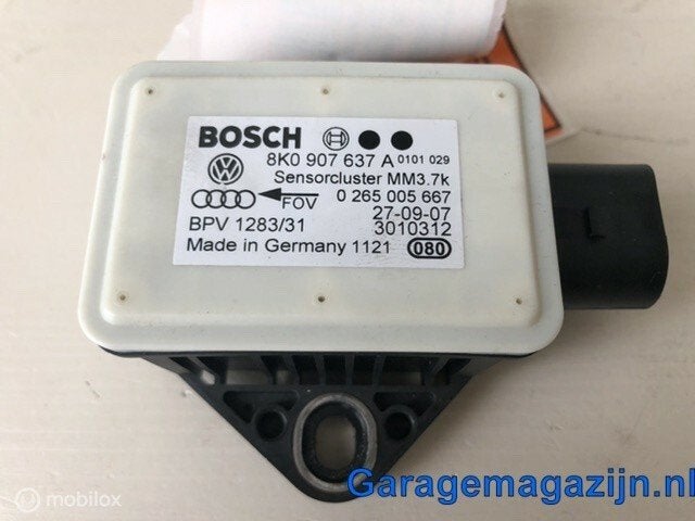 ESP duo sensor 8K0907637A Bosch Audi A4 A5 gebruikt, Audi, Gebruikt, Audi, Ophalen of Verzenden