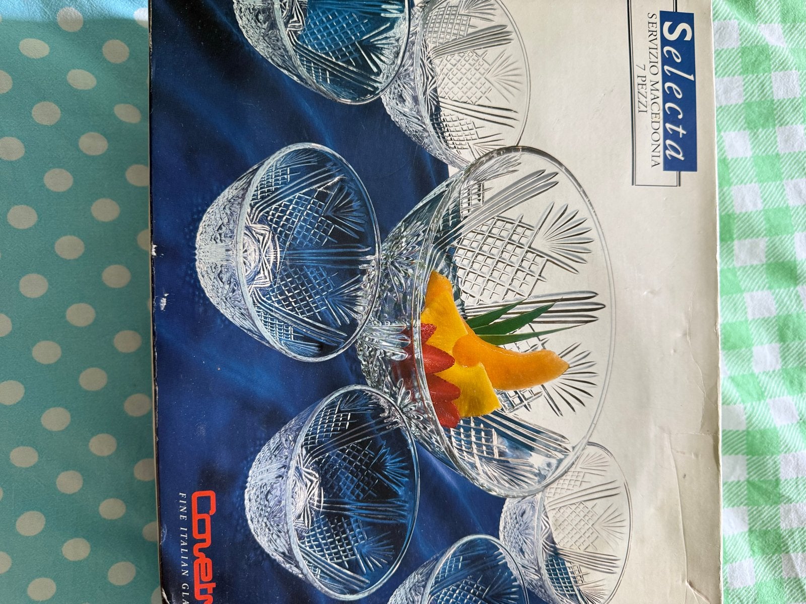 Selecta Servizio Macedonia 7-delig - Nieuw in doos, Ophalen, Overige merken, Nieuw, Glas