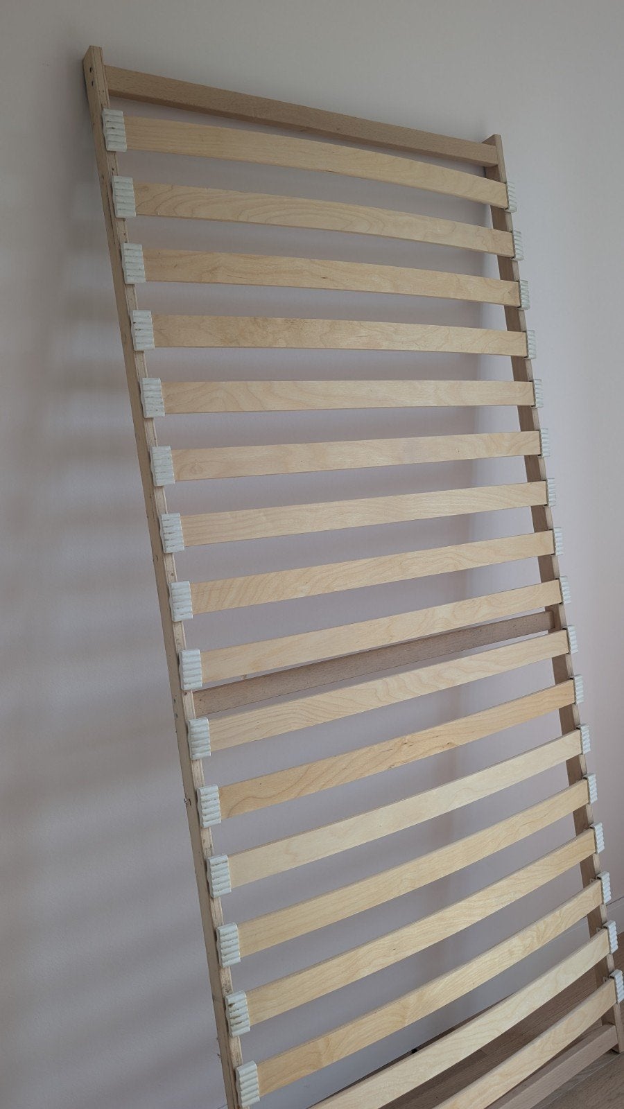 houten lattenbodem  -eenpersoons, Ophalen, 90 cm, Eenpersoons, Zo goed als nieuw