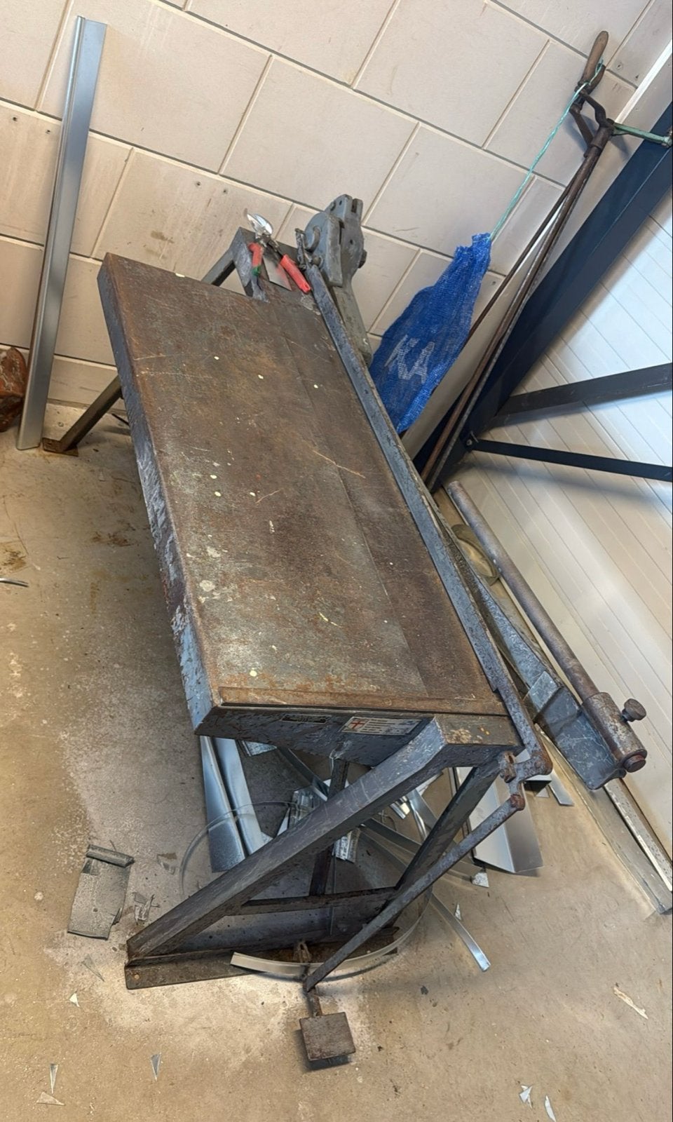 Jorg tafel slagschaar, Ophalen of Verzenden