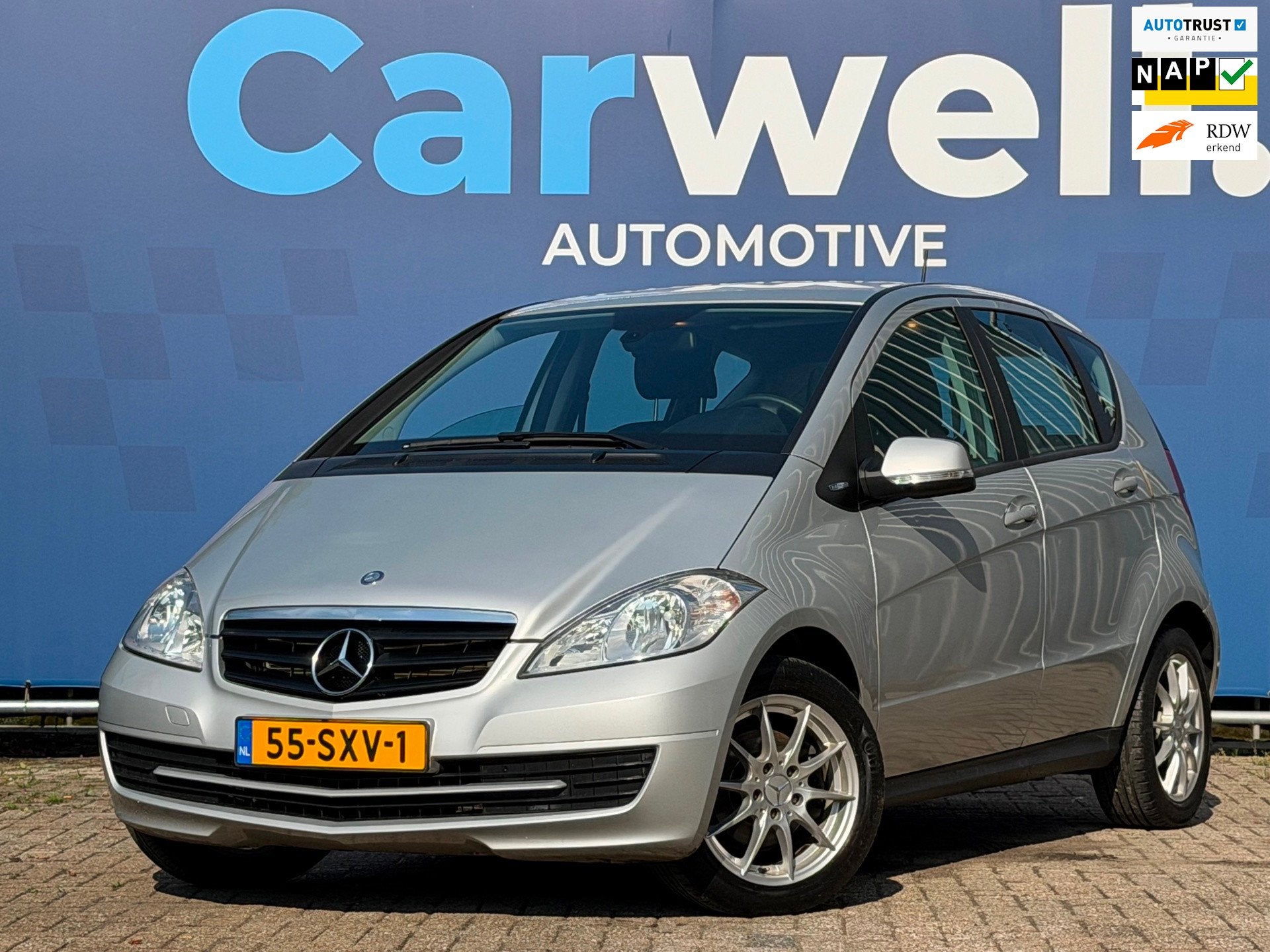 Mercedes-Benz A-klasse 160 BlueEFFICIENCY Business Class|1e, Voorwielaandrijving, Euro 5, Stof, Zwart