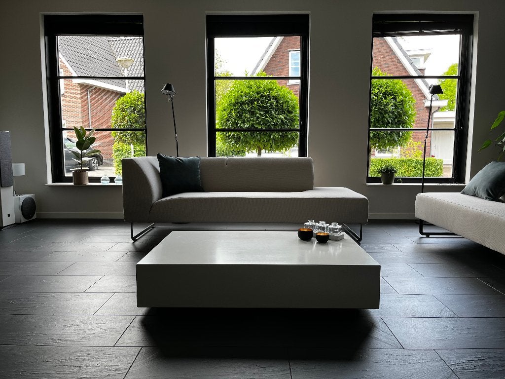 Leolux rechthoekige salontafel (120x80x26), Huis en Inrichting, Tafels | Salontafels, Ophalen, Overige materialen, 100 tot 150 cm