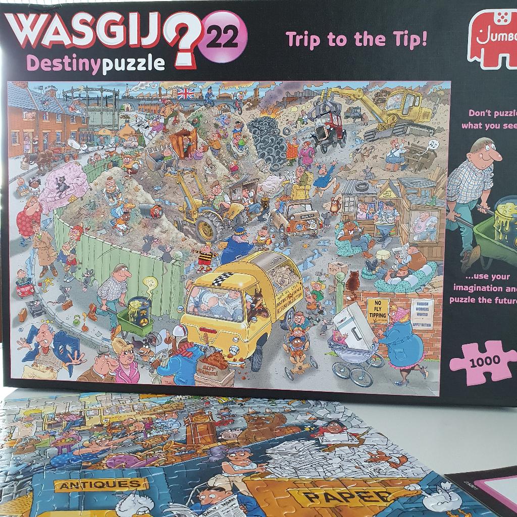 WASGIJ DESTINY 22, Ophalen of Verzenden, 500 t/m 1500 stukjes, Zo goed als nieuw, Legpuzzel