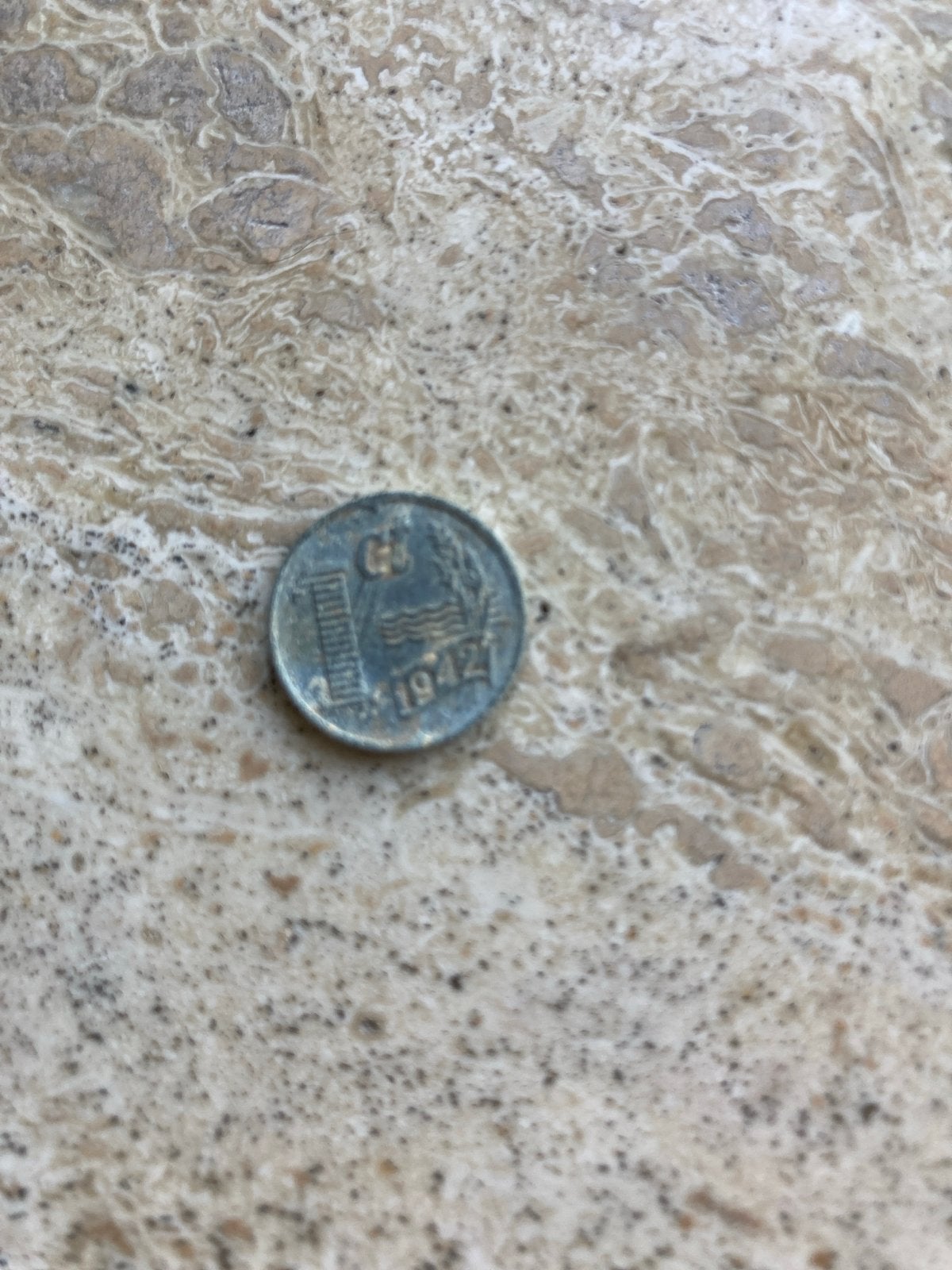 Nederlandse 1 cent munt uit 1942, Postzegels en Munten, Munten | Nederland, Ophalen of Verzenden, Koningin Wilhelmina, 1 cent