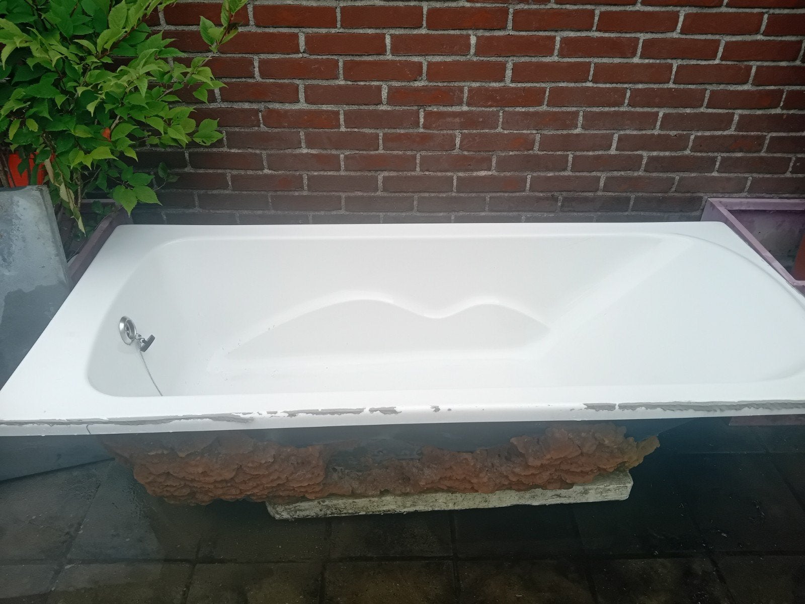 Gratis Badkuip Kunststof 170x75 cm - Ophalen, Doe-het-zelf en Verbouw, Sanitair, Ophalen, Gebruikt, Bad