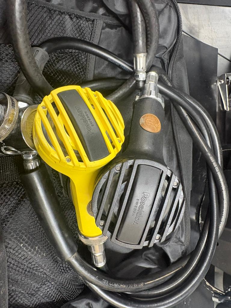 Poseidon automaten set, Watersport en Boten, Duiken, Ophalen of Verzenden, Zo goed als nieuw
