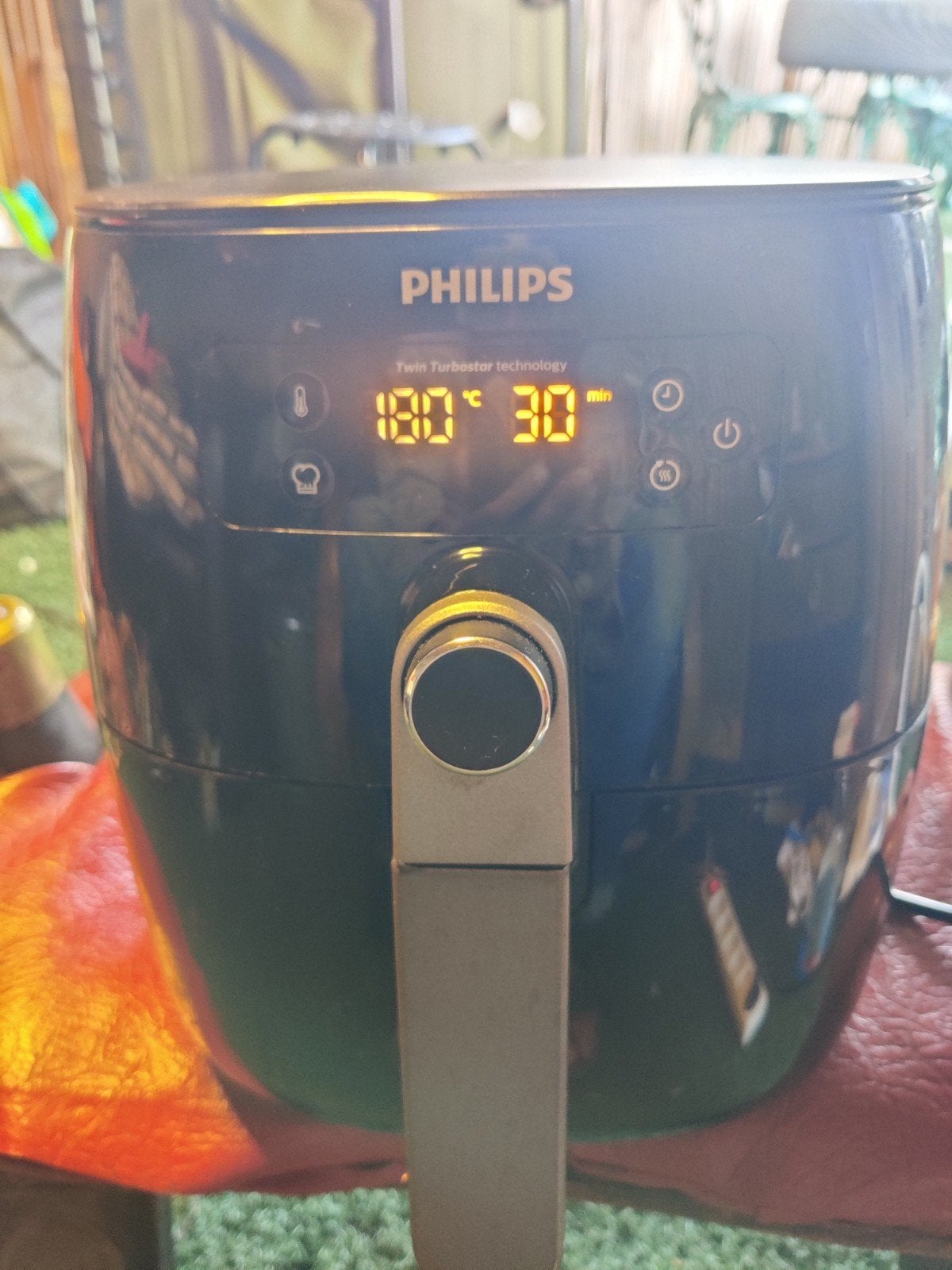 Philips Airfryer XXL HD9741/10 - Twin TurboStar Technologie, Ophalen of Verzenden, Zo goed als nieuw, Airfryer XXL, 1500 gram of meer