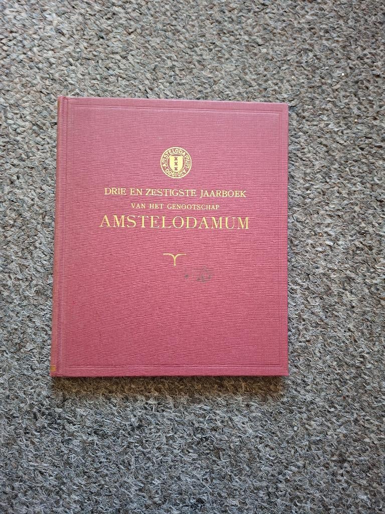 Amstelodamum, Drieënzestigste jaarboek van het Genootschap, Ophalen of Verzenden, Gelezen