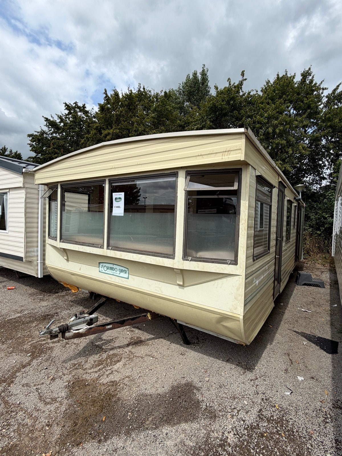 Stacaravan Orlando Super 9x3.70m inclusief transport, Tot en met 4
