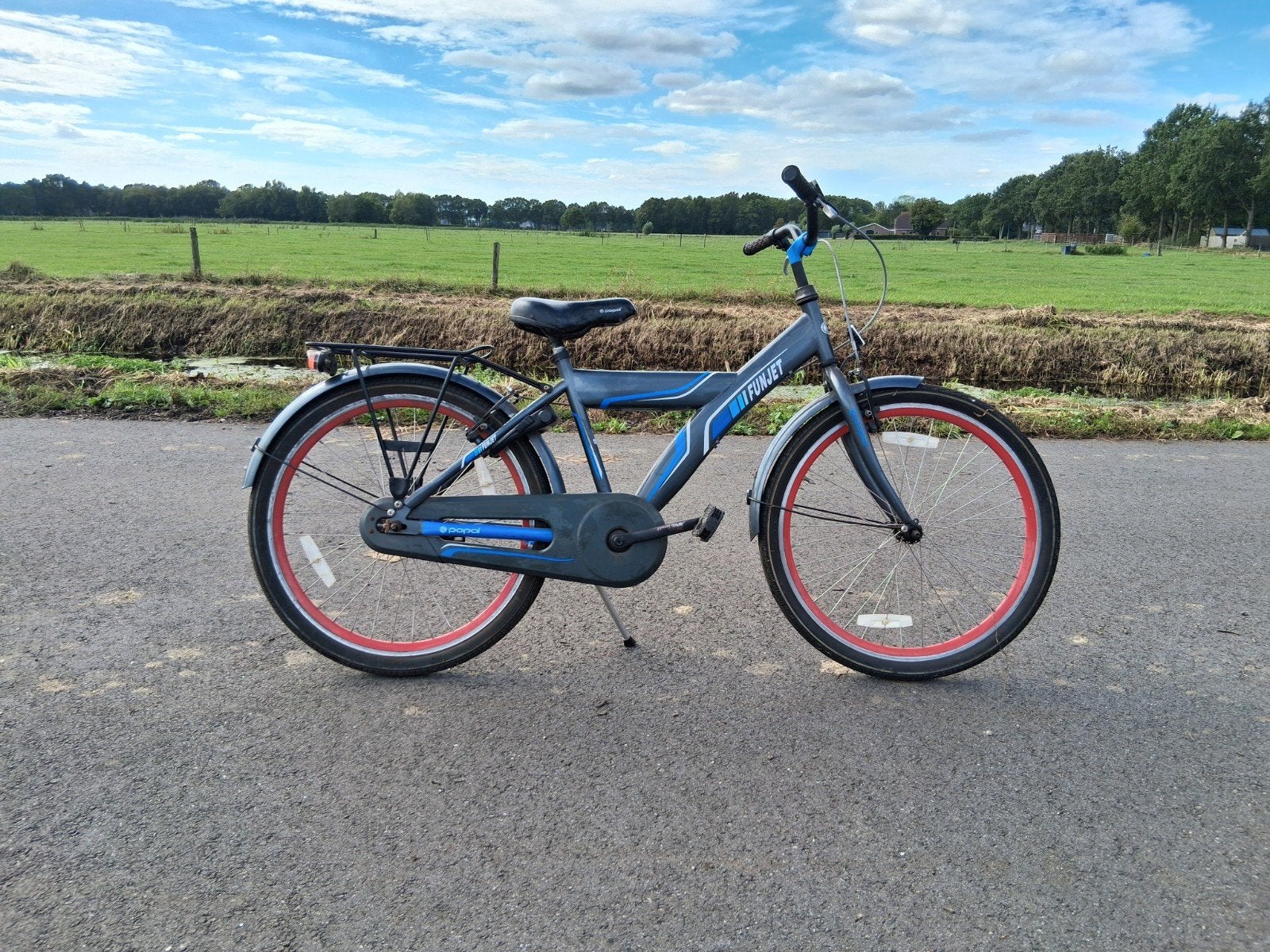 24 inch kinderfiets Popal Funjet-X, Ophalen, Gebruikt, Funjet-X, Terugtraprem