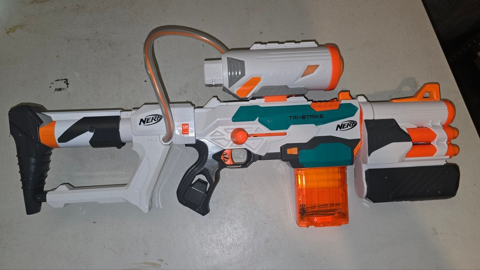 Nerf Tri-Strike, Ophalen of Verzenden, Gebruikt