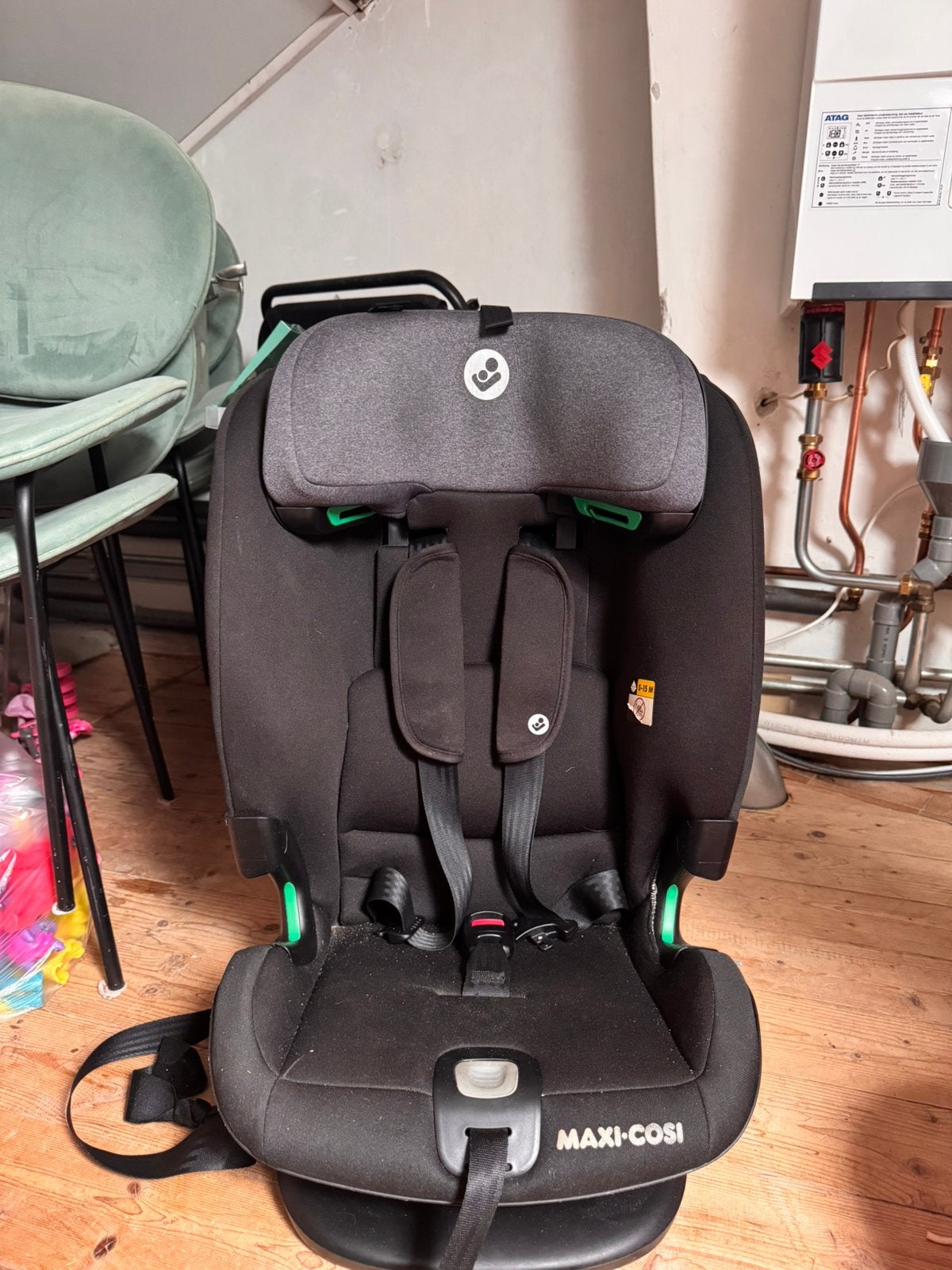 Maxi-Cosi Titan Plus i-Size 76-150 cm–Authentic Black (2024), 9 t/m 18 kg, Ophalen of Verzenden, Zo goed als nieuw, Isofix