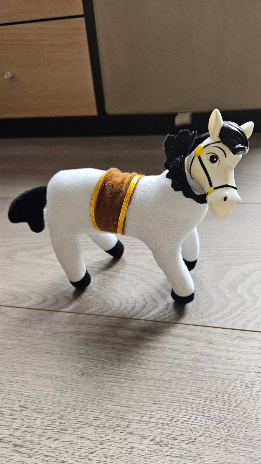 Disney knuffel paard Samson (Doornroosje, Ophalen of Verzenden, Zo goed als nieuw, Paard