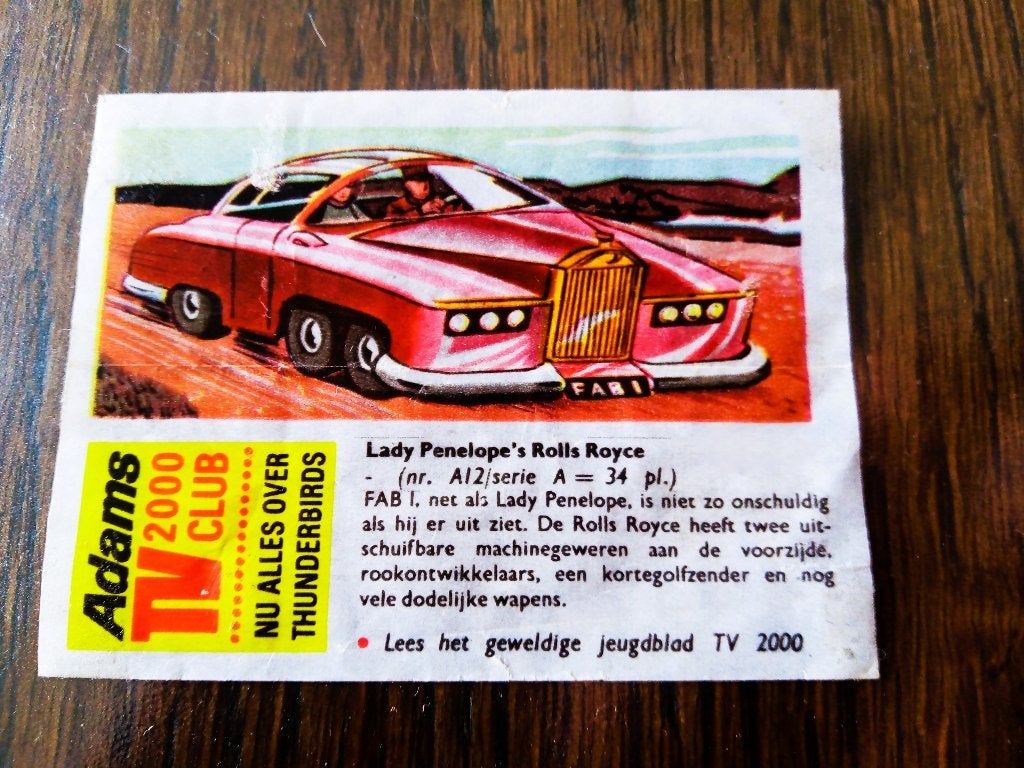 thunderbirds nr.A-12*1966*adams tv 2000-penelope rolls royce, Alle leeftijden, Ophalen of Verzenden, Gebruikt, Science Fiction en Fantasy
