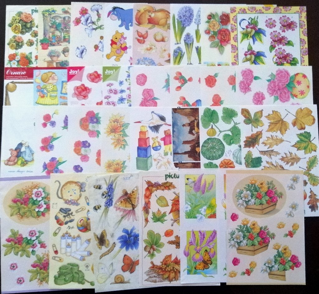 A5 knipvellen pakket, 30 stuks Nr.17, Ophalen of Verzenden, Nieuw, Overige thema's, Knipvel