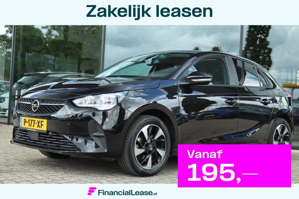 OPEL CORSA-E EDITION 136PK 50 KWH | CARPLAY | VIRT. COCKPIT, 330 km, Gebruikt, Zwart, Geïmporteerd