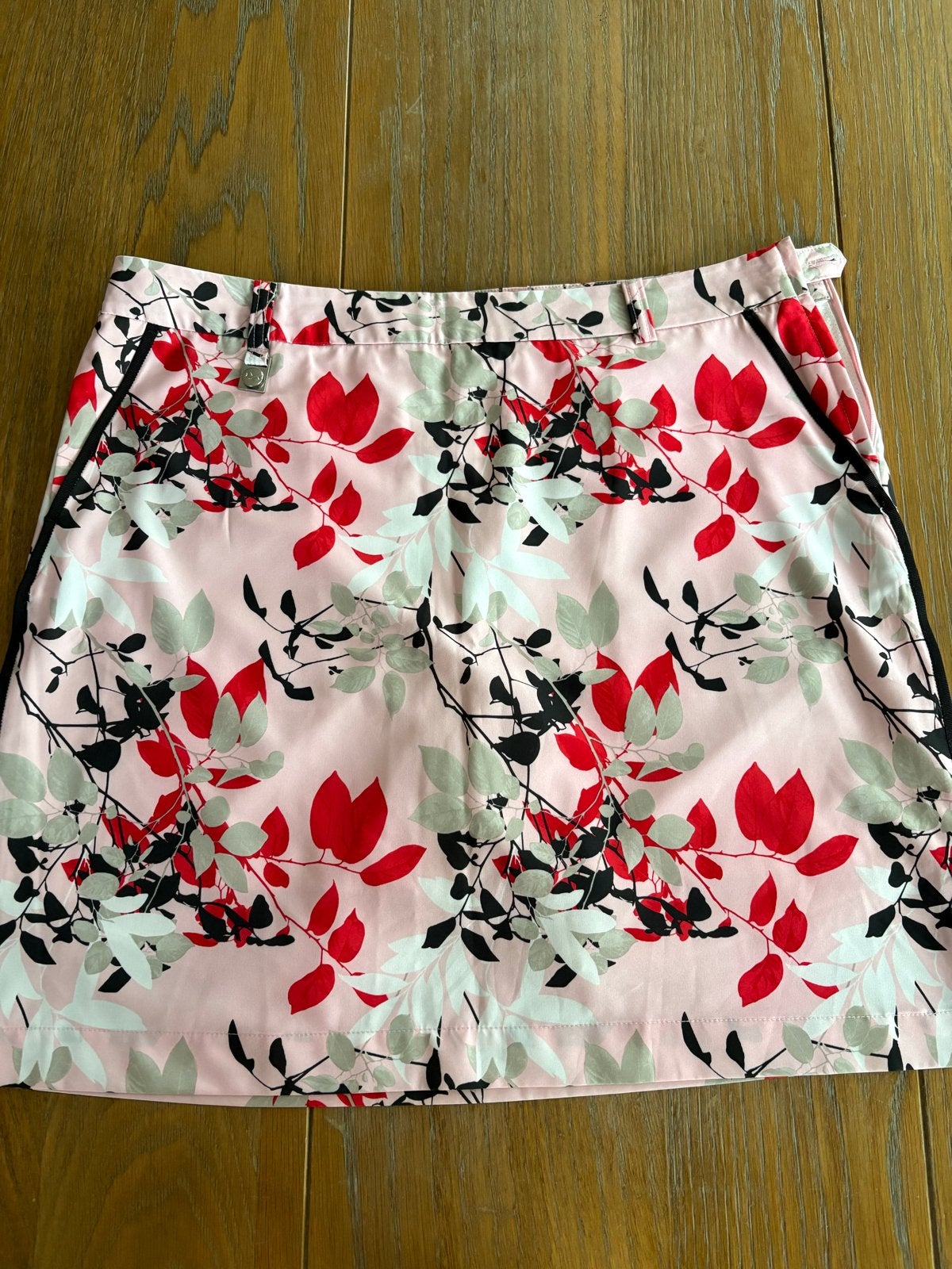 Röhnisch golfrokje met bloemenprint, maat 44, Maat 42/44 (L), Zo goed als nieuw, Knielengte, Meerkleurig
