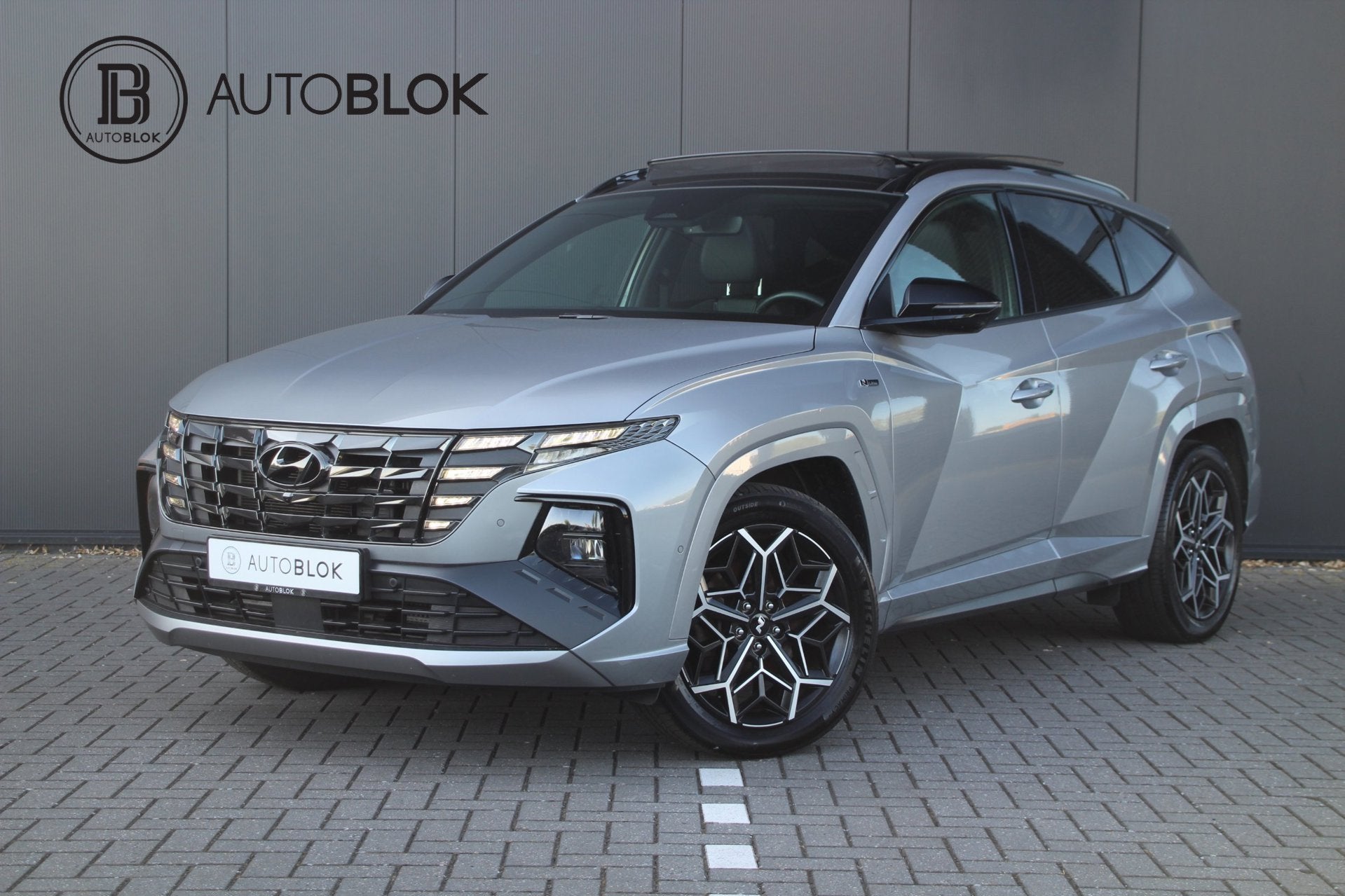 Hyundai Tucson 1.6 T-GDI PHEV N Line | plug-in hybride| Pano, Auto's, Gebruikt, Zwart, Plug-in hybride, Bedrijf