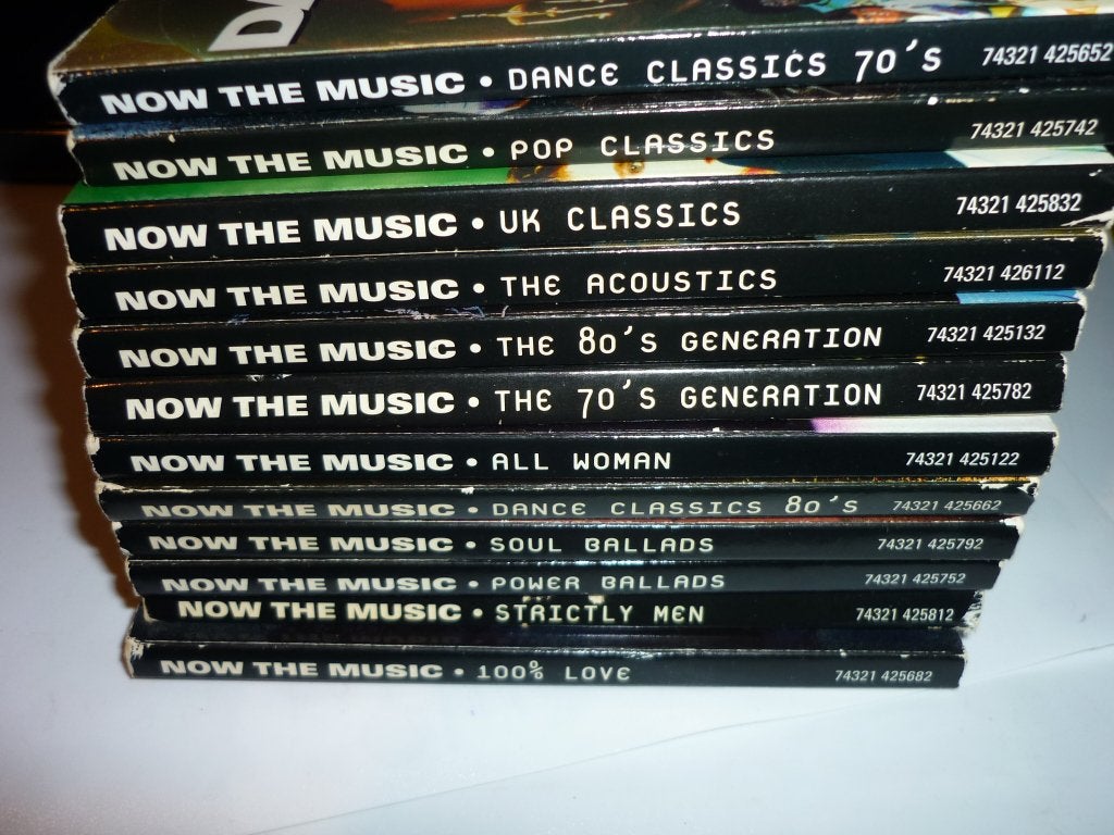 Now the music div cd's zie foto's -2 advertenties, Verzenden, Zo goed als nieuw, Pop