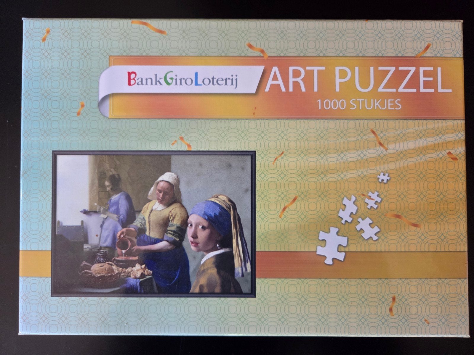 bankgiroloterij art puzzel 1000 stukjes, Ophalen of Verzenden, 500 t/m 1500 stukjes, Nieuw