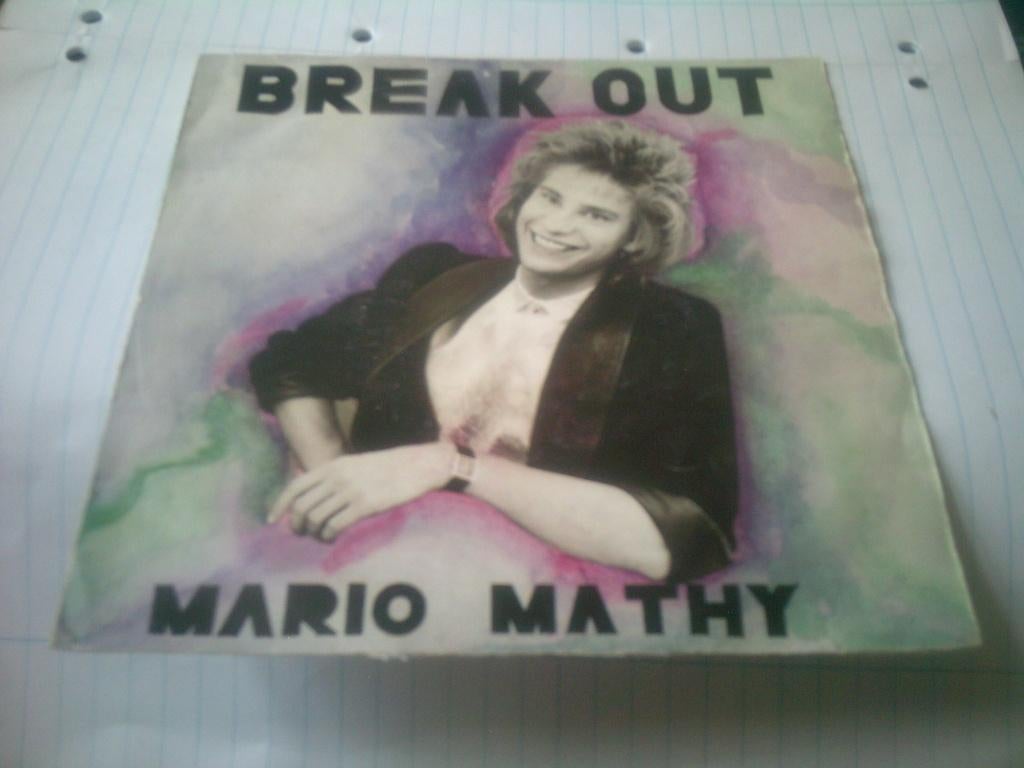 MARIO MATHY BREAK OUT - SKY BIRD, Cd's en Dvd's, 7 inch, 1980 - 1989, Ophalen of Verzenden, Levenslied of Smartlap