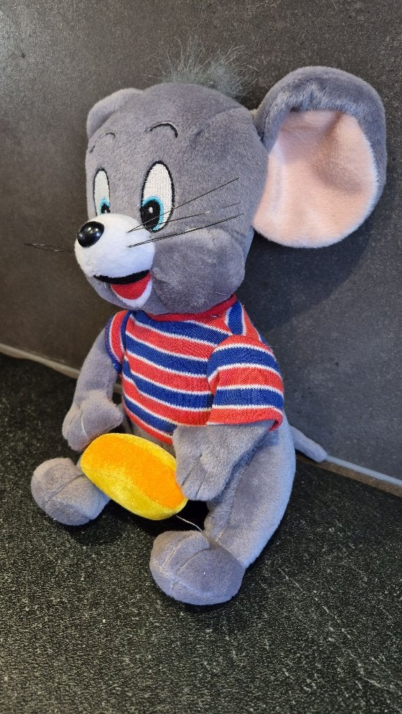 Vintage Jerry, van Tom & Jerry, knuffel, 28cm. T9, Kinderen en Baby's, Speelgoed | Knuffels en Pluche, Tweedehands verkoop, Tweedehands verkoop