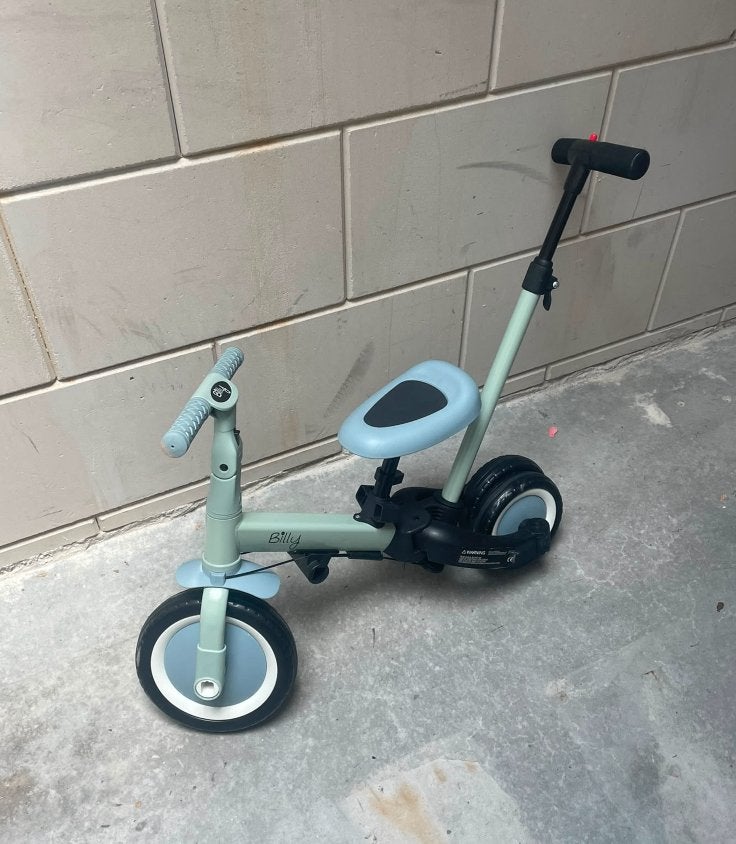 Billy 4-in-1 fiets, Ophalen, Zo goed als nieuw, Minder dan 16 inch