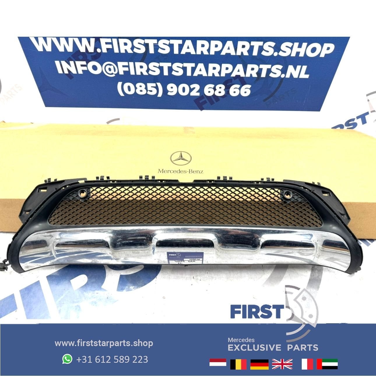 W156 X156 GLA KLASSE AMG BUMPER ROOSTER VOORBUMPER MIDDEN RO, Gebruikt, -, Ophalen of Verzenden, -