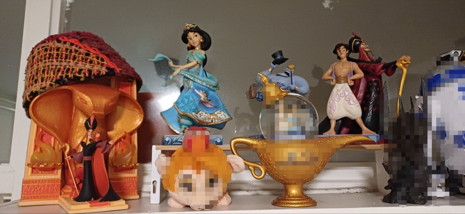 Officiële Disney Beelden - Aladdin, Jasmine, Geest, Jafar, Ophalen of Verzenden, Overige figuren, Nieuw, Beeldje of Figuurtje