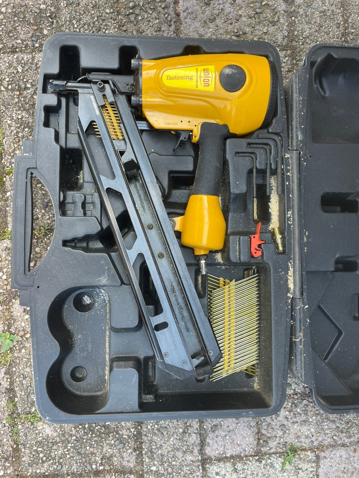 Union Fastening SAHR/P90LU pneumatische tacker 50-90 mm, Ophalen, Zo goed als nieuw