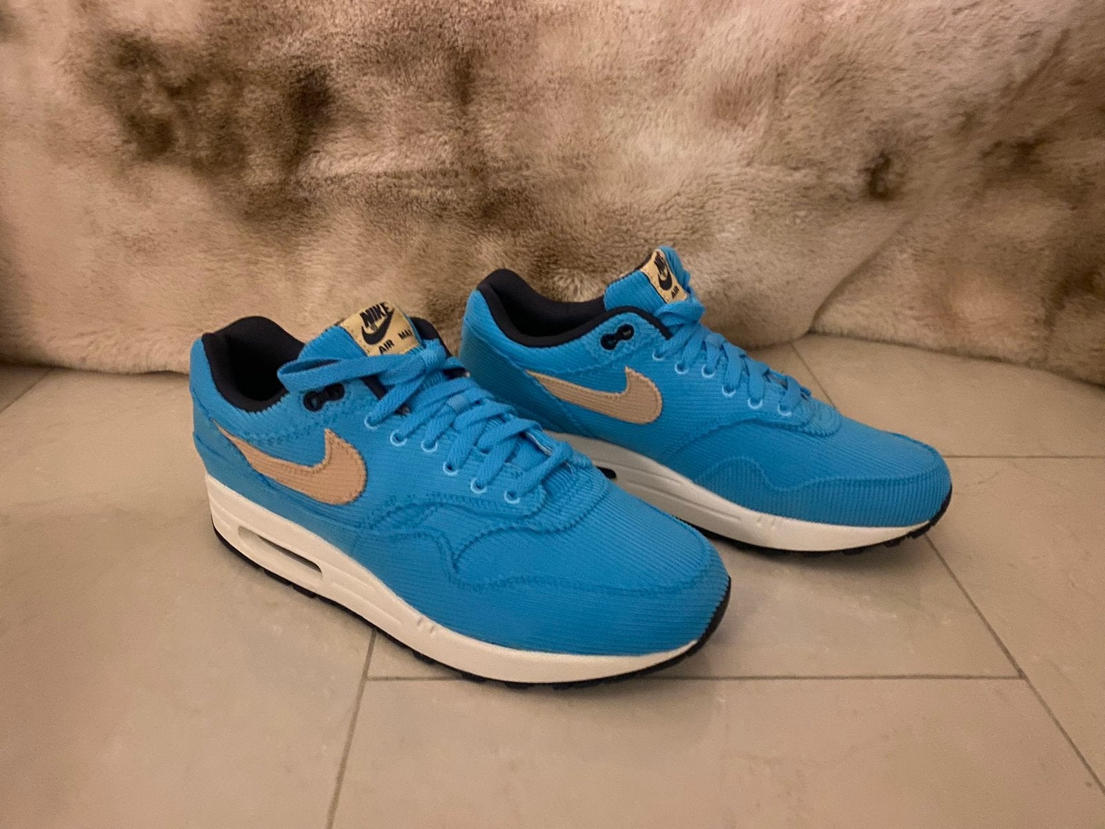 Nike Air Max 1 PRM "Baltic Blue" EU44, Blauw, Nieuw, Ophalen of Verzenden, Sneakers of Gympen
