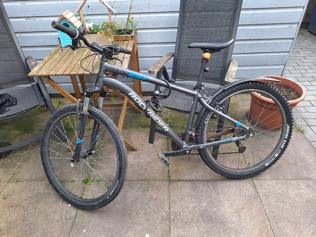 Mountainbike ST100 Rockrider, Gebruikt, 53 tot 57 cm, Ophalen, Overige merken