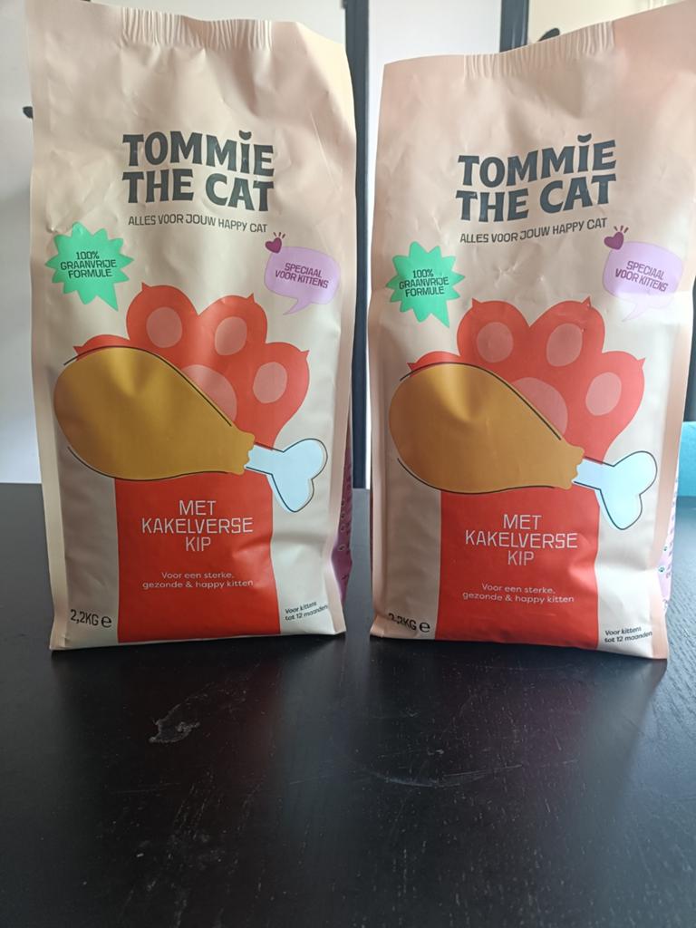 Tommie The Cat kittenbrokken, Dieren en Toebehoren, Dierenvoeding, Ophalen of Verzenden, Kat