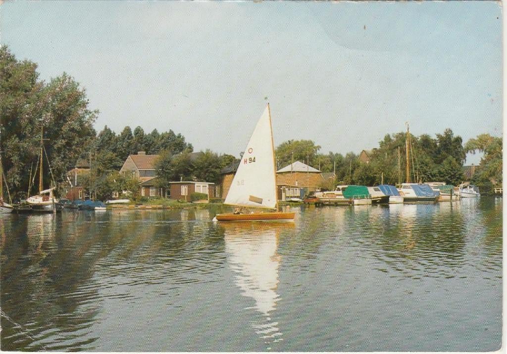 NIEUWKOOP Haven, Verzenden, 1980 tot heden, Gelopen, Zuid-Holland