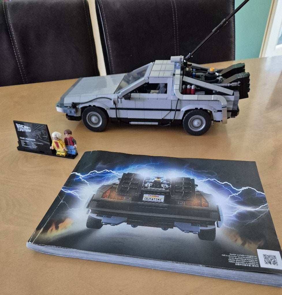 LEGO Icons 10300 - Back to the Future Time Machine, Verzenden, Lego, Compleet, Zo goed als nieuw